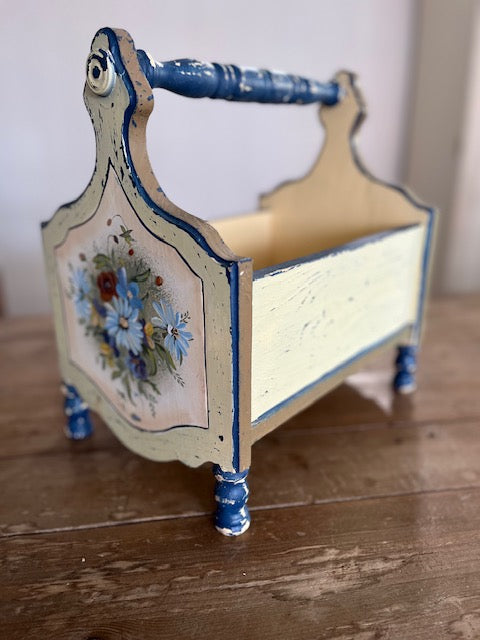 Hand-painted Magazine Holder